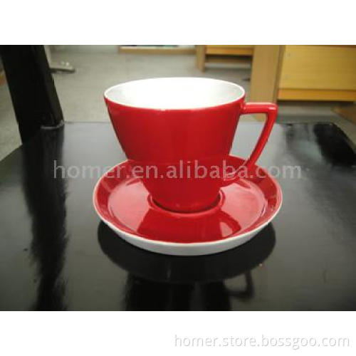 HMCR08 180cc Ceramic cup and saucer